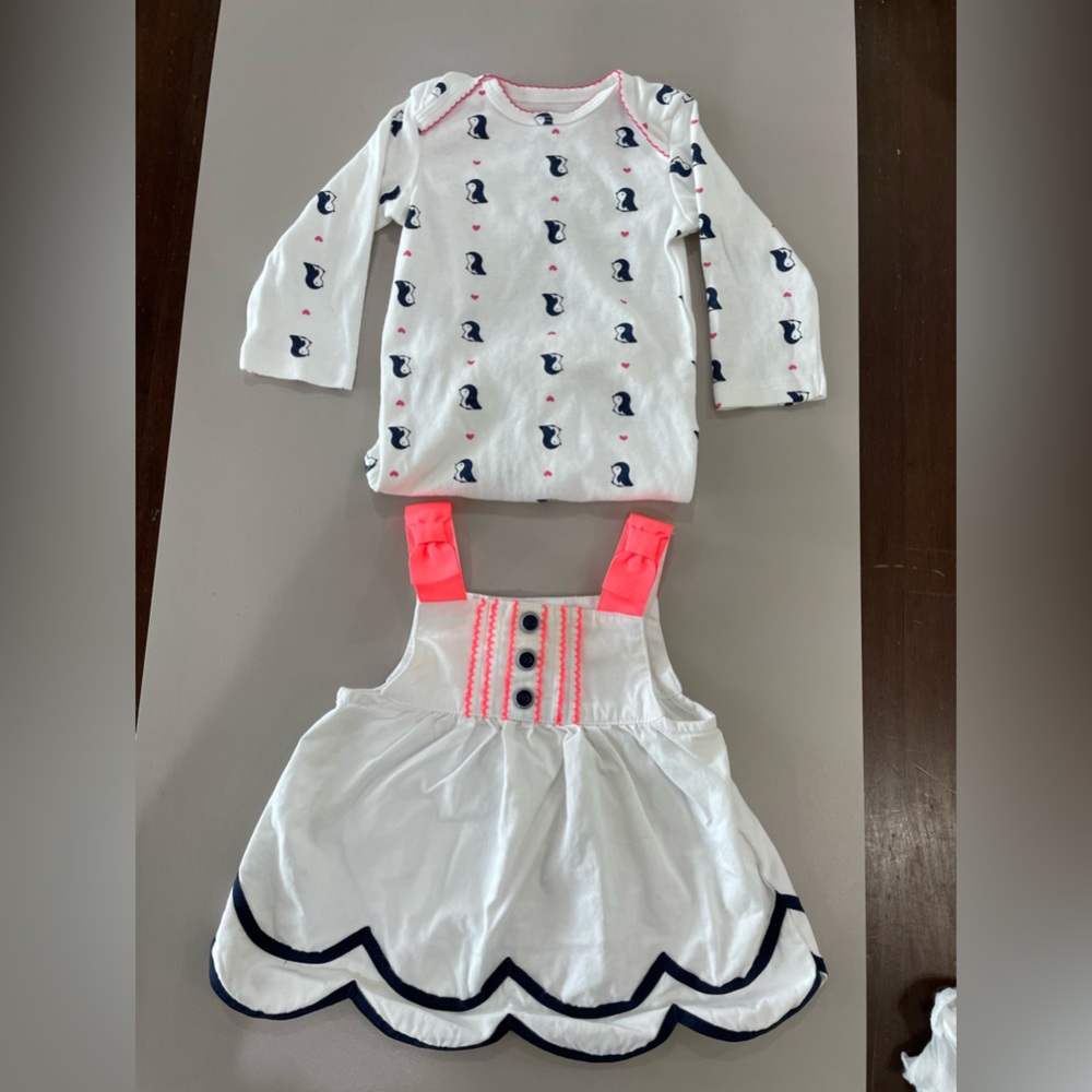 Set of 3 baby girl clothes